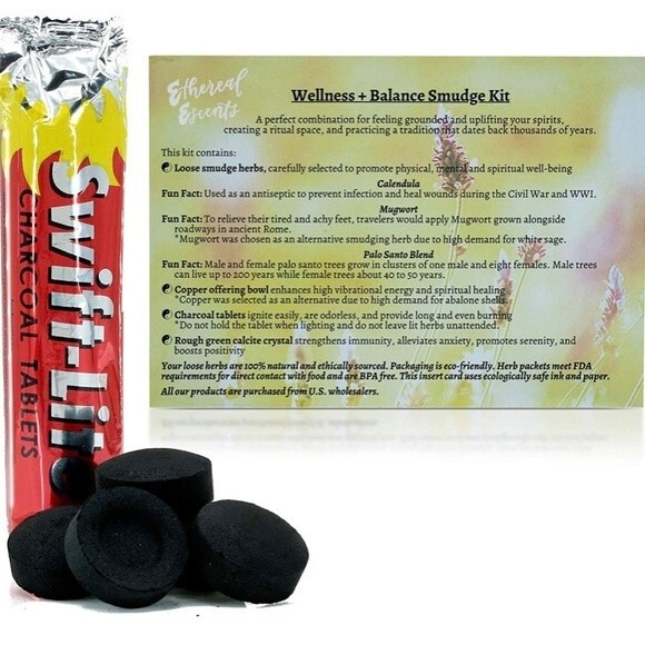 NEW Ethereal Escents Spiritual Cleansing Wellness + Balance Smudge Kit House - Picture 5 of 7